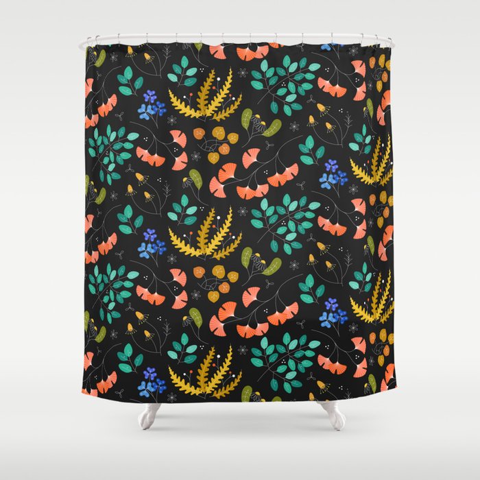 Nepi - bright flower pattern Shower Curtain