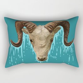 Ram's Head Rectangular Pillow
