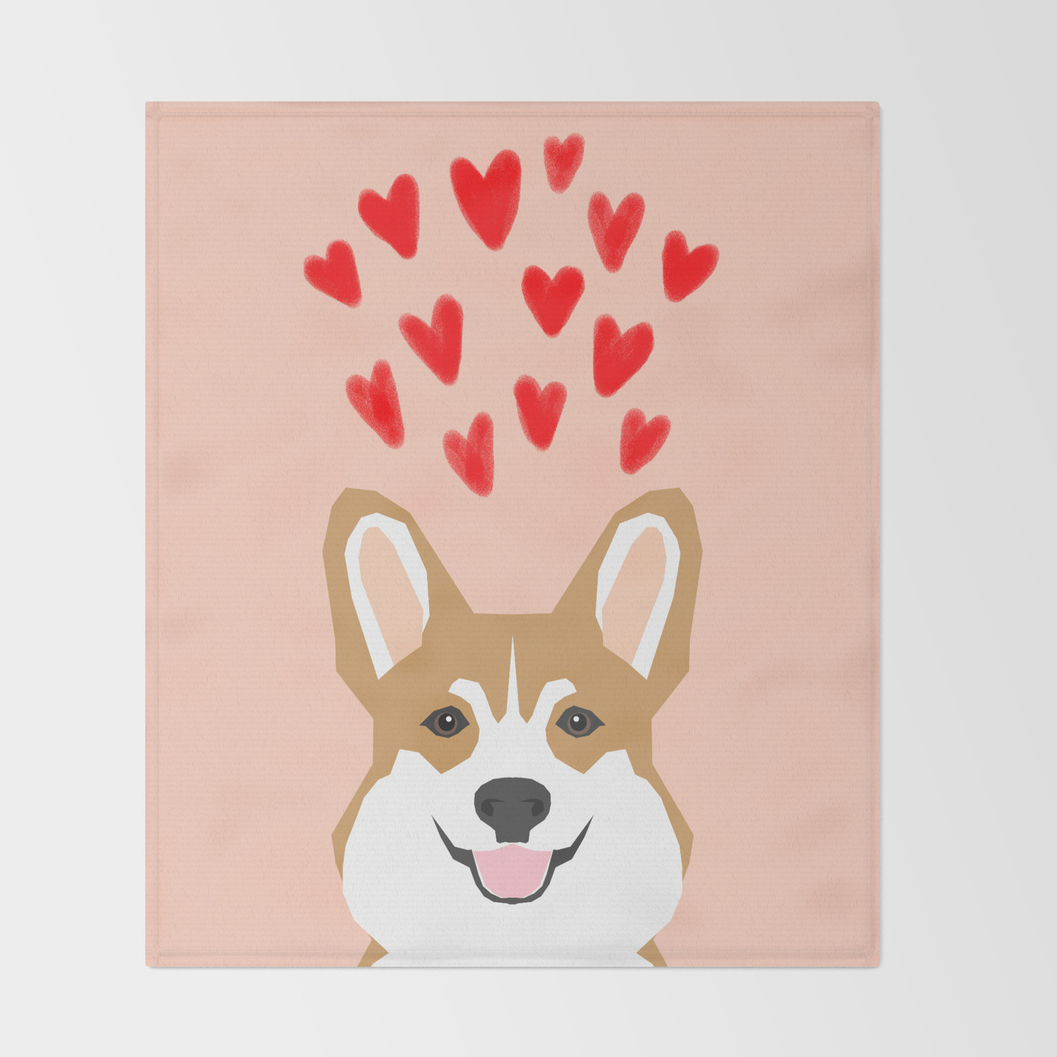 corgi throw blanket