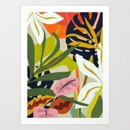 Jungle Abstract 2 Art Print