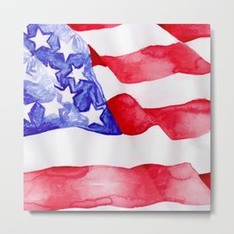 American Flag Metal Print