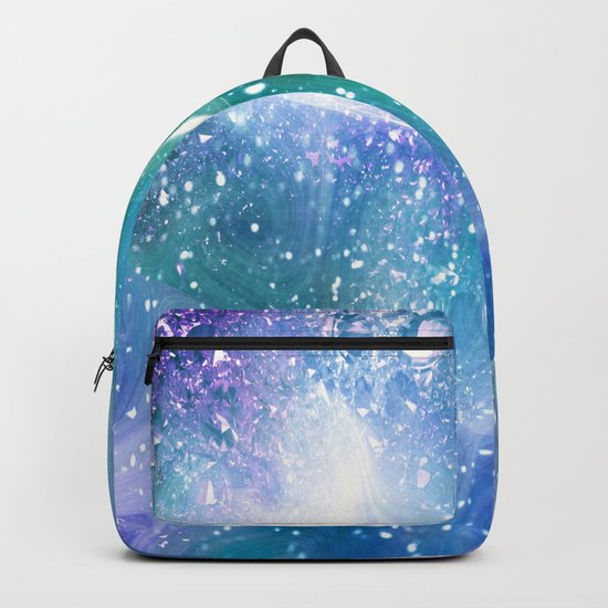 blue sparkle backpack