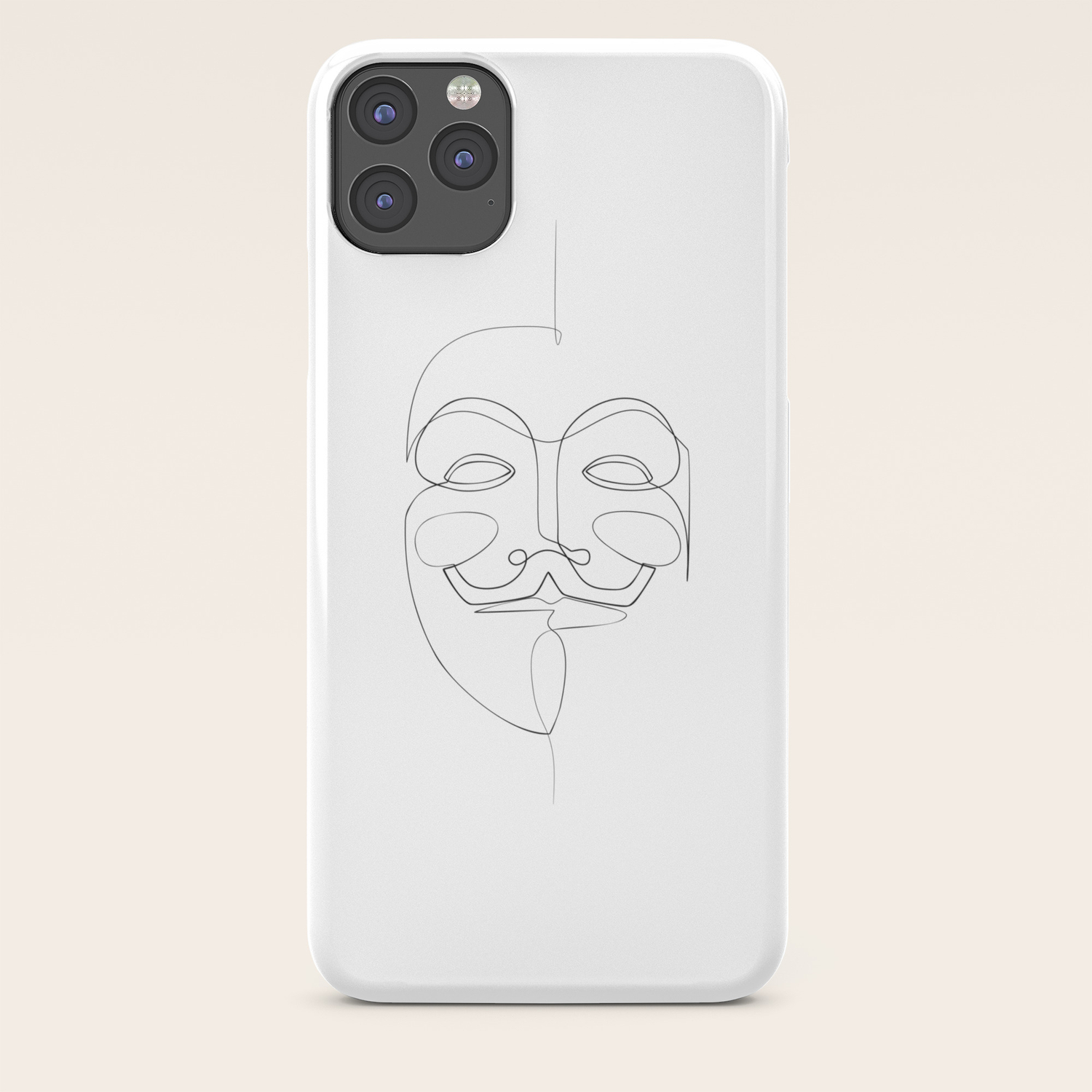 Guy Fawkes Iphone Case By Glagolove Society6
