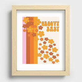 70s Vibes Recessed Framed Print