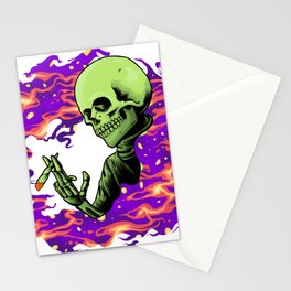 High Skull Stationery Card