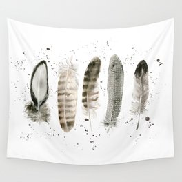 Feathers Wall Tapestry