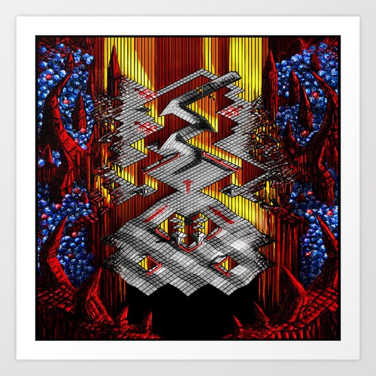 Marble Madness: Where Good Marbles Go To Die Art Print