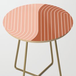 Two Tone Line Curvature XXIX Side Table