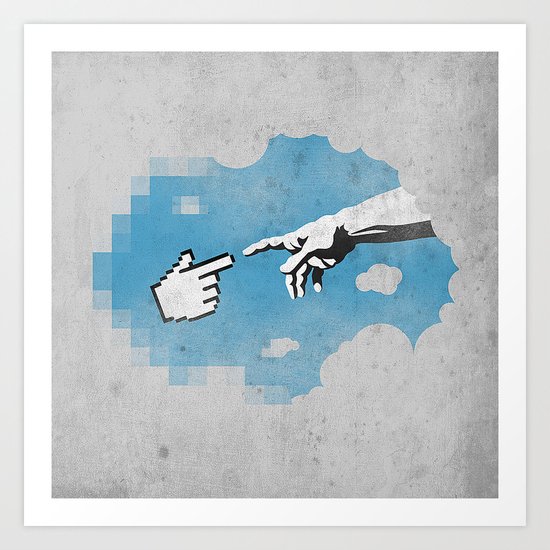 On the 101110010th Day... Art Print