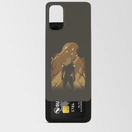 Warrior With Silhouette Android Card Case
