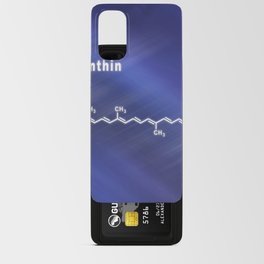 Astaxanthin keto-carotenoid, Structural chemical formula Android Card Case