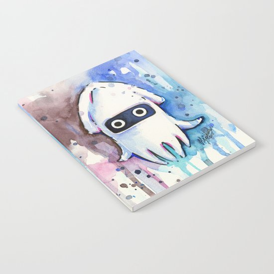Blooper Watercolor Mario Art Notebook