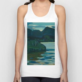 Wassily Kandinsky - Murnau-Staffelsee II (Murnau coastline II) Unisex Tank Top