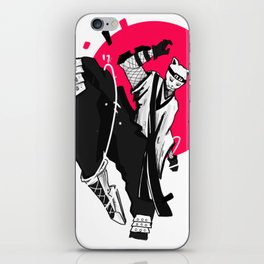 Samurai cat iPhone Skin