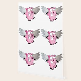 Piggy Wallpaper For Any Decor Style Society6