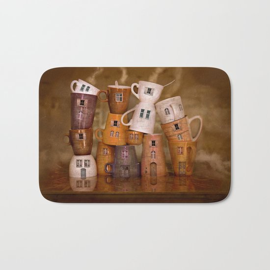 Coffeetime ! Bath Mat