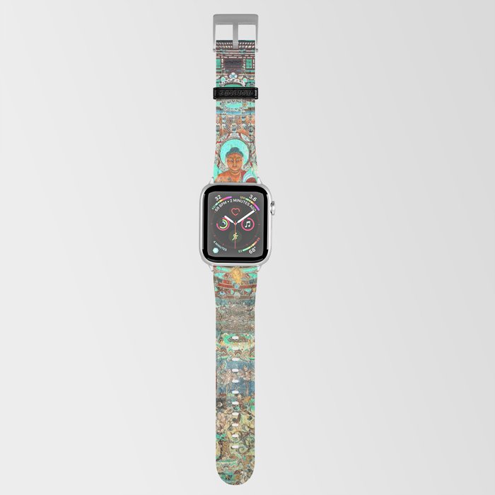 Mogao Cave Painting Buddhist Mural Dunhuang China Apple Watch Band