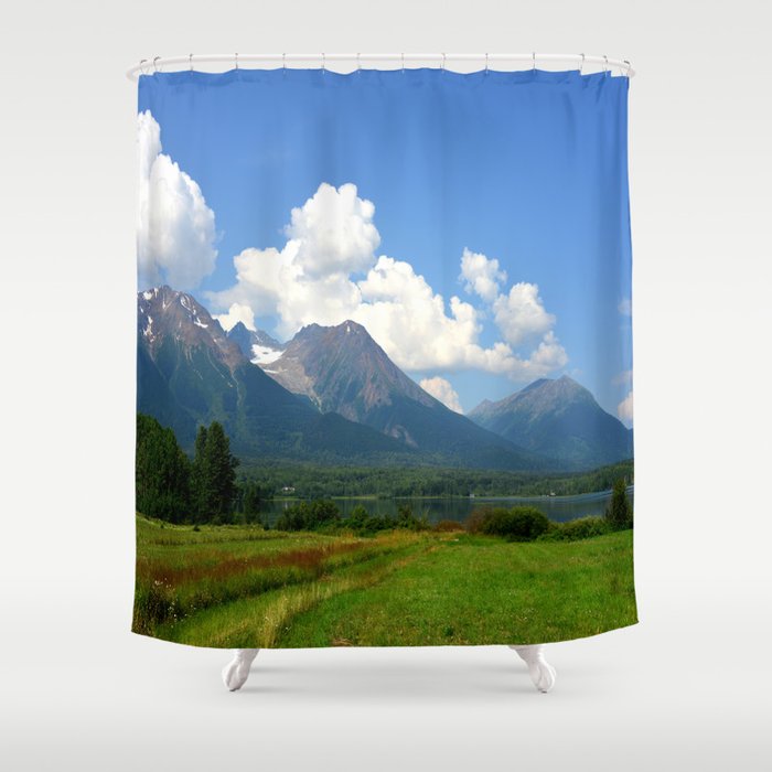 Kathlyn Lake And Hudson Bay Mountain Shower Curtain By Lena127 Kathlyn Lake And Hudson Bay Mountain Shower Curtain By Lena127 Society6