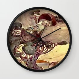 “Rockabye Baby in the Treetop” by Anne Anderson Wall Clock