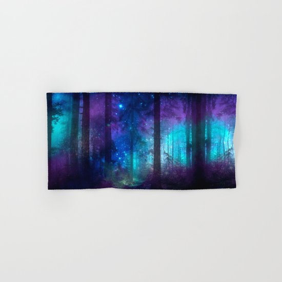 Out of the dark mystic light Hand & Bath Towel