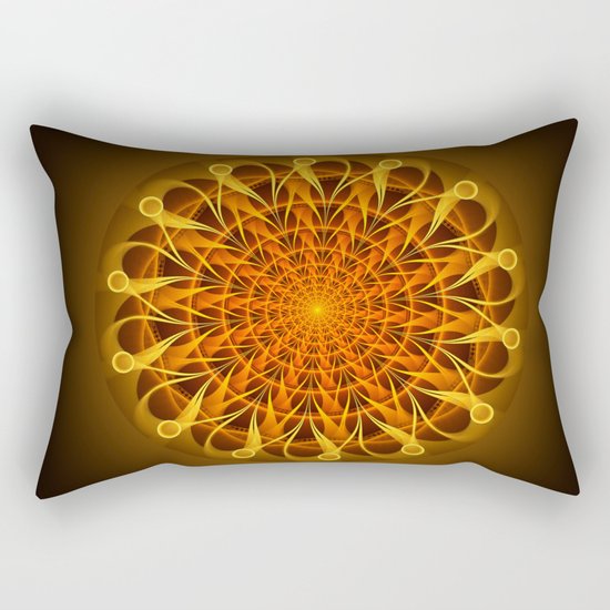 The mandala of energy Rectangular Pillow