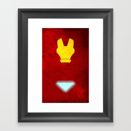 Iron Man: Avengers Movie Variant Framed Art Print