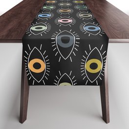 Eyes Of Different Colors Table Runner