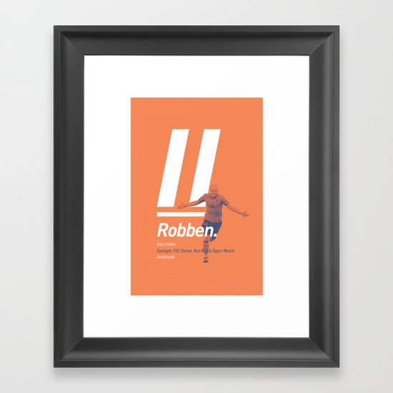 Robben Netherlands 11 Framed Art Print