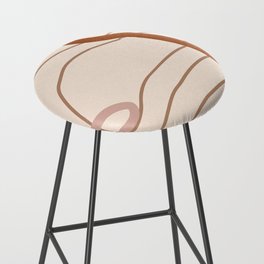 Abstract Topography Bar Stool