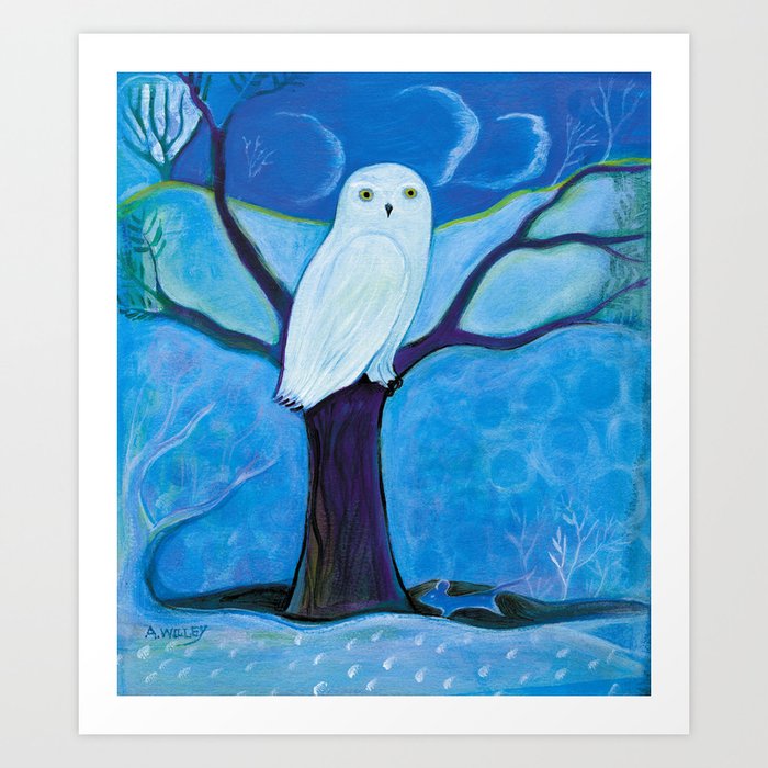 Snowy Owl Art Print