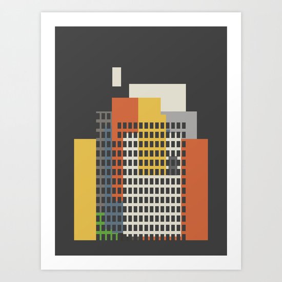 architecture and morality Art Print