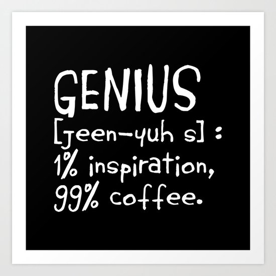 Coffee Art Print