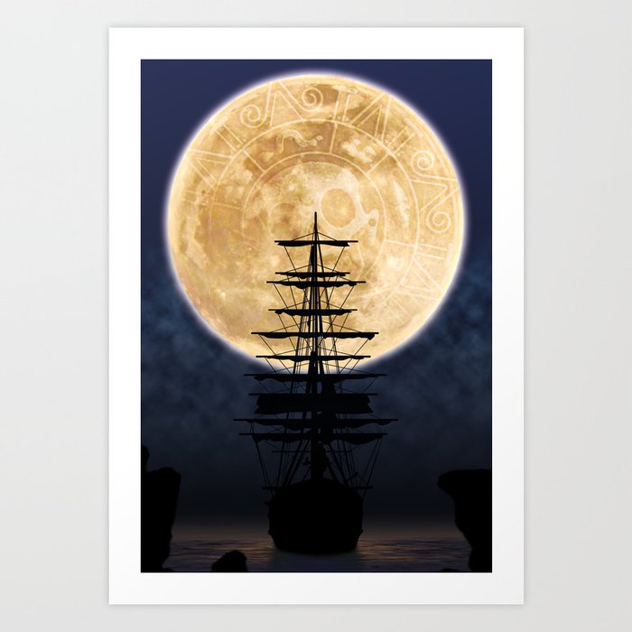 The Pearl and the Moon Art Print