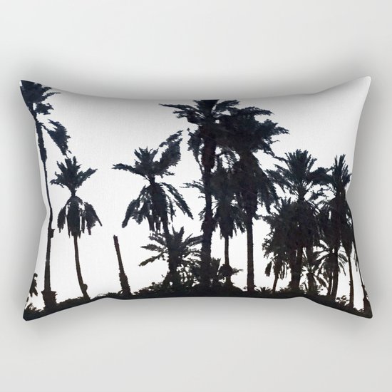 Date Palm Trees 3 Rectangular Pillow