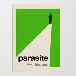 Parasite alternative movie poster mid century minimalist Poster