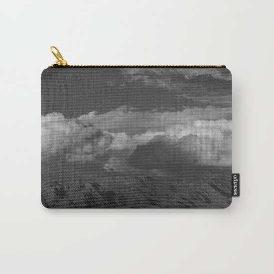 Virgin Mountains - B & W Carry-All Pouch