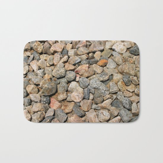Gravel Stones Bath Mat
