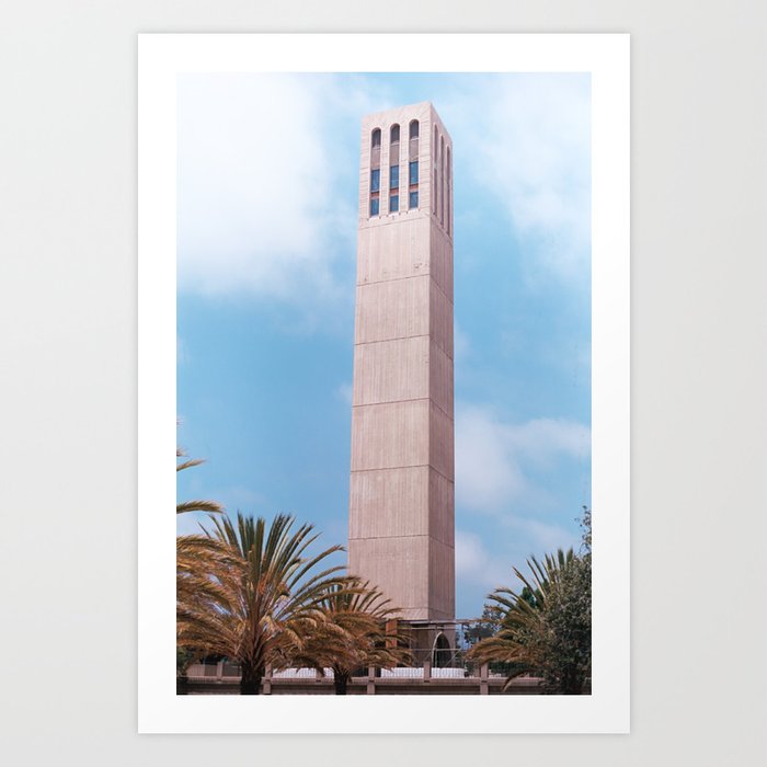 Storke Tower Film Photo Art Print