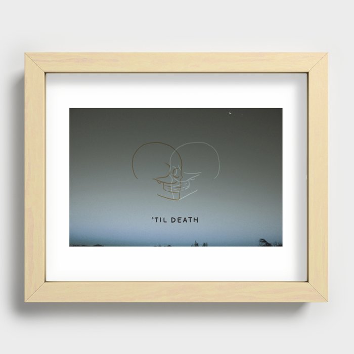 ’Til Death Recessed Framed Print