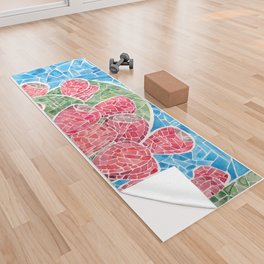 Mosaic Nopal con Tunas Yoga Towel