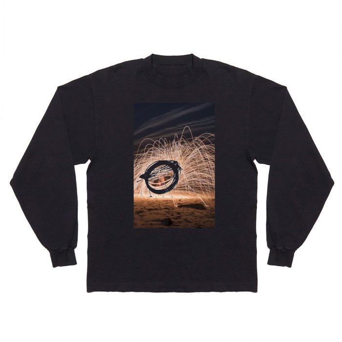 Woolspinning at the Beach Long Sleeve T Shirt