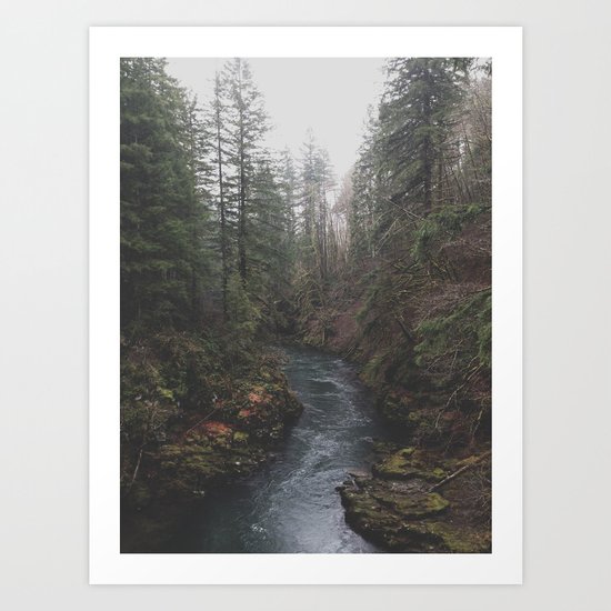 Lewis River Art Print