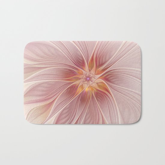 Soft Summer Dream, Fantasy Flower Bath Mat