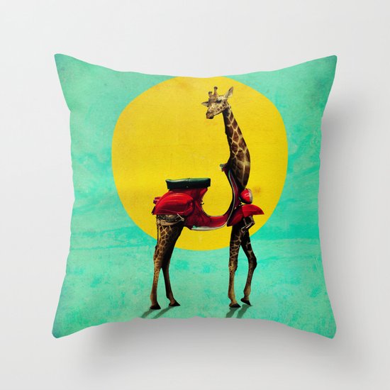 Giraffe Throw Pillow