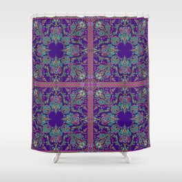 Purple Gipsy Paisley Shower Curtain