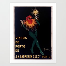 Vintage Porto Wine Ad by Leonetto Cappiello Art Print