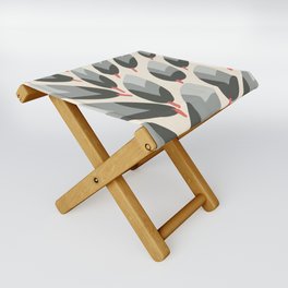 Vintage pattern abstract and minimal Folding Stool
