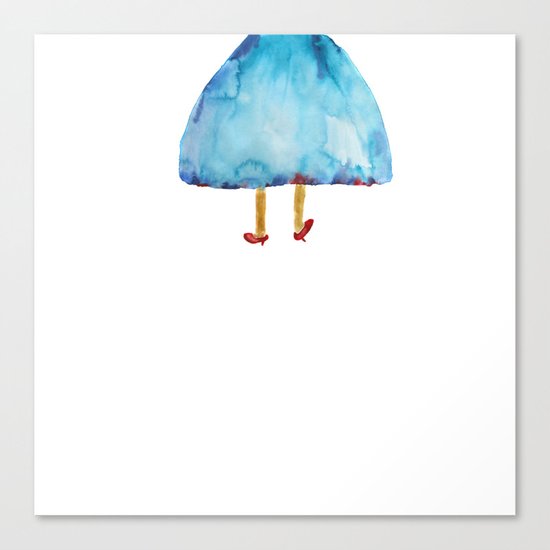'I am leaving!' Canvas Print