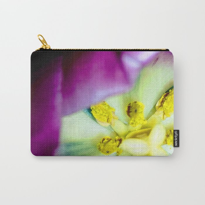 Purple Tulip Carry-All Pouch