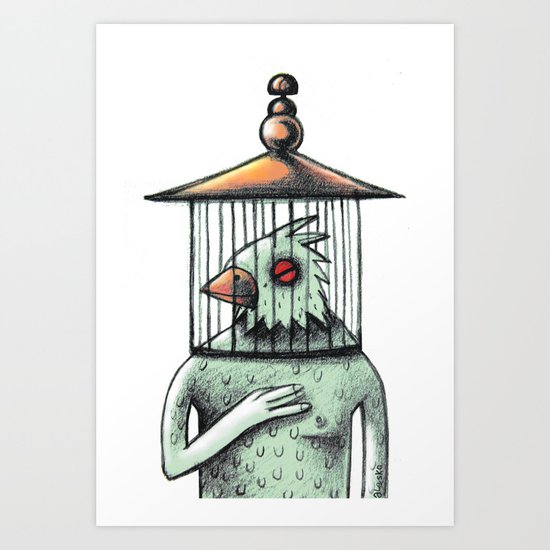 Catch spirit Art Print